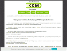 Tablet Screenshot of biurokkm.pl